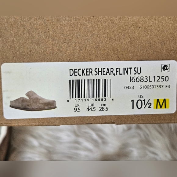 NIB VINCE 'Decker' Shearling-lined Suede Clog, 10.5 - Picture 12 of 12